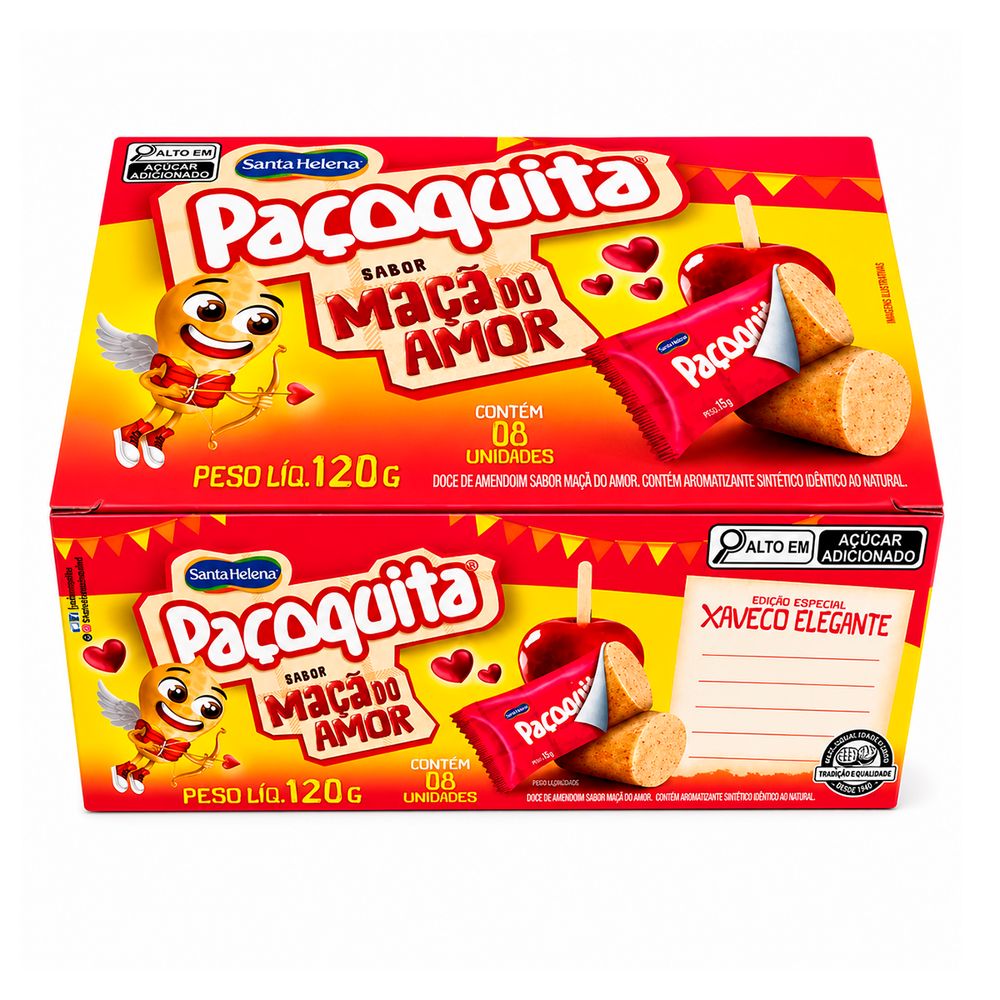 Pacoquita Rolha Santa Helena Maca do Amor 120g-2-
